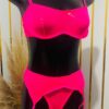 CONJUNTO ROSA NEON TULE - TAMANHO G - Imagem 5