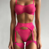CONJUNTO ROSA NEON TULE - TAMANHO G