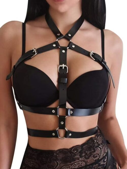 Cinto Suspensório Sutiã Busto JENIFER - Arreio Feminino - Arnês - Submission Slim
