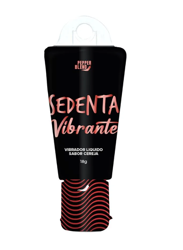 Sedenta Vibrante Vibrador Líquido Comestível 18g Pepper Blend