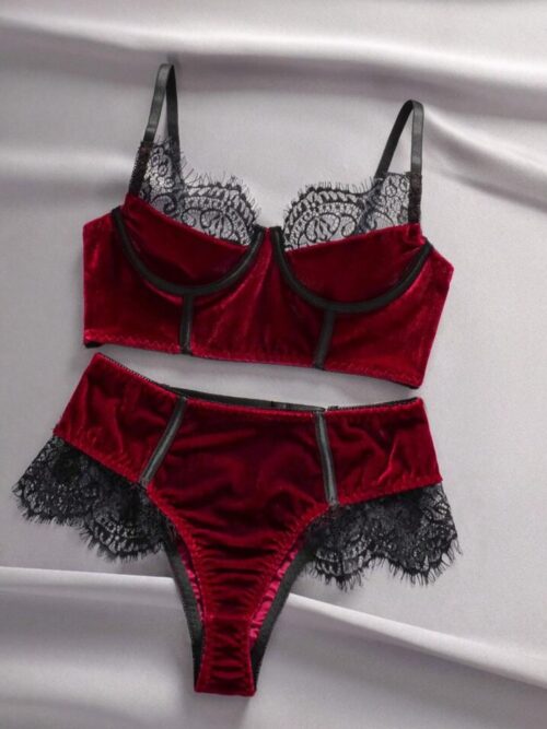 Conjunto veludo - GG