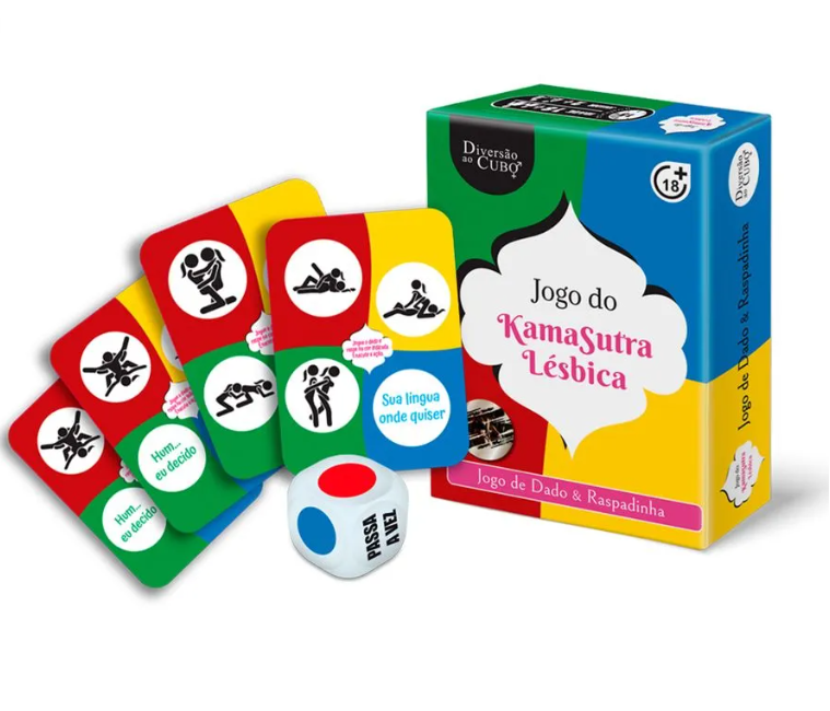 Jogo de Dado e Raspadinha Kama Sutra Lésbica - Imagem 3